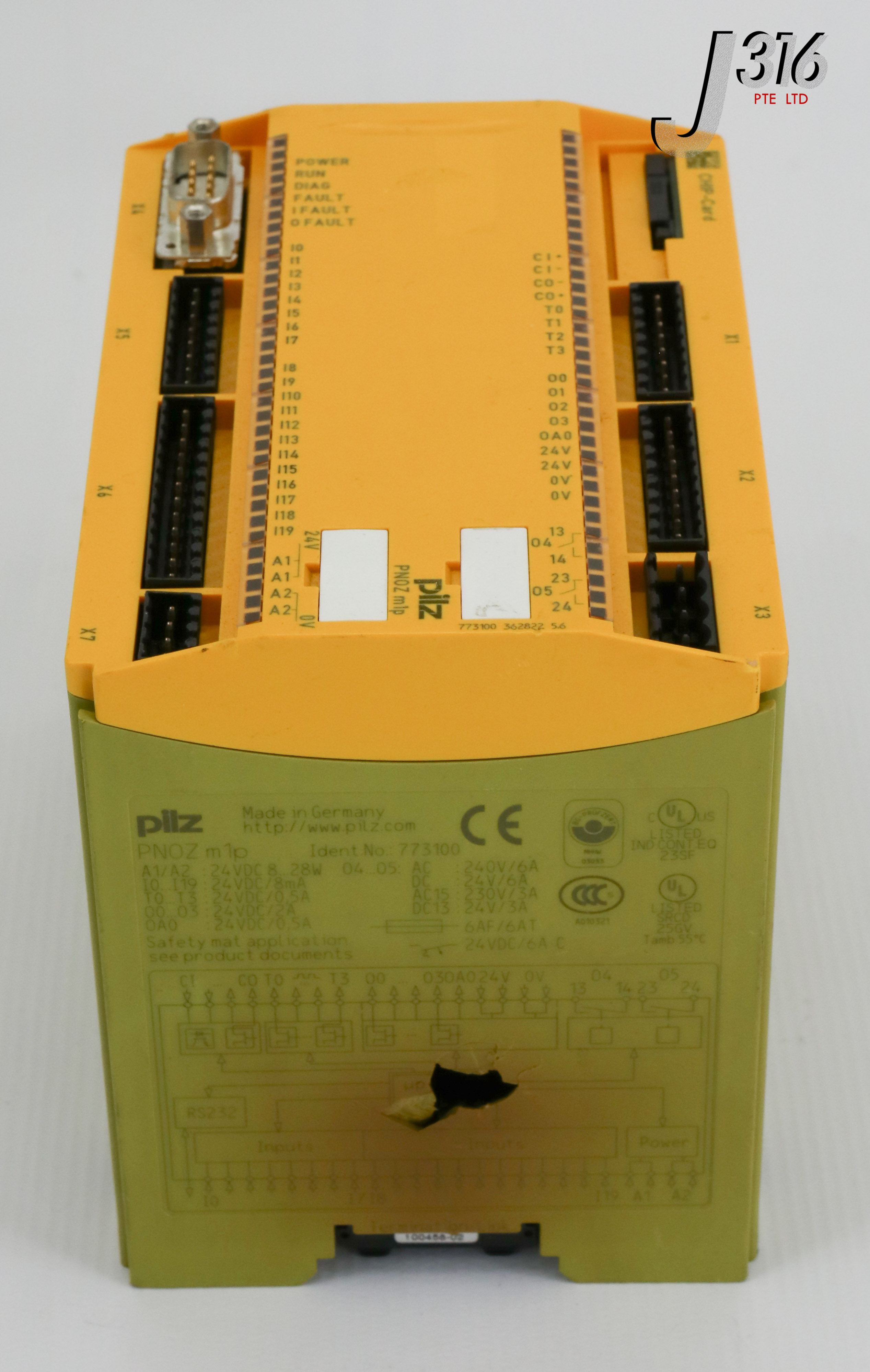 20507 PILZ PNOZ M1P SAFETY RELAY MODULE 773100 - J316Gallery